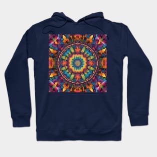 Colorful kaleidoscope Pattern Hoodie